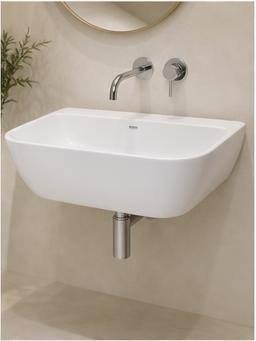 Wall-Hung Ceramic Basin