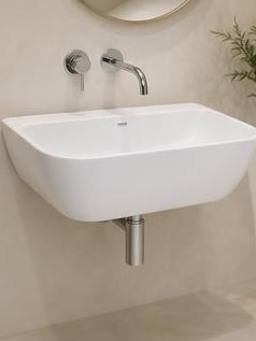 Wall-Hung Ceramic Basin