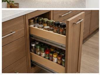 Pull-Out Spice Rack Kit
