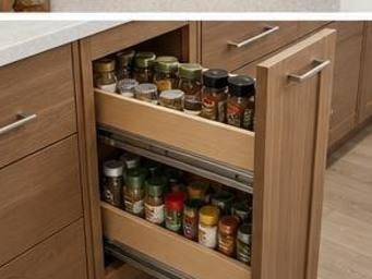 Pull-Out Spice Rack Kit