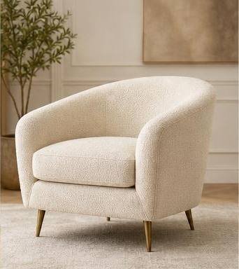Boucle Accent Armchair