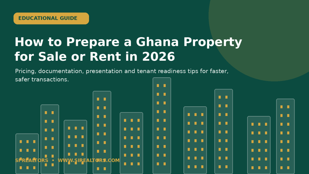 How to Prepare a Ghana Property for Sale or Rent in 2026