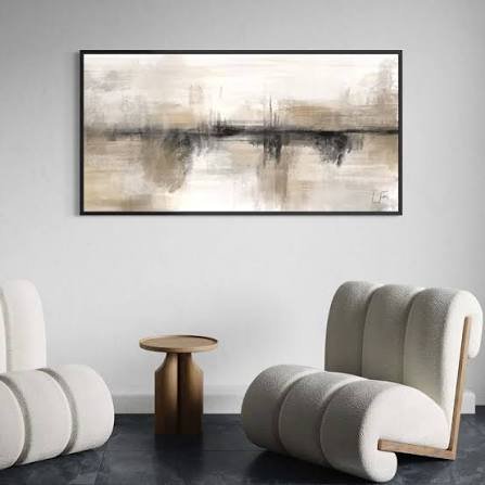 Framed Abstract Canvas (XL)