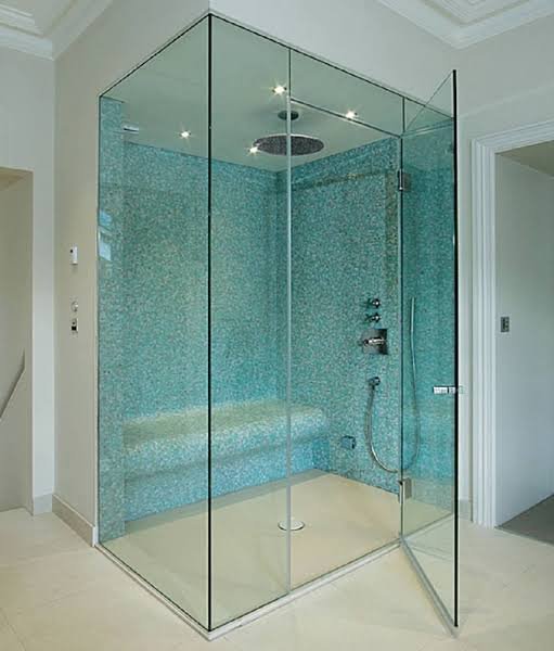 Frameless Glass Shower Enclosure