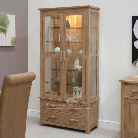 Glass-Front Display Cabinet
