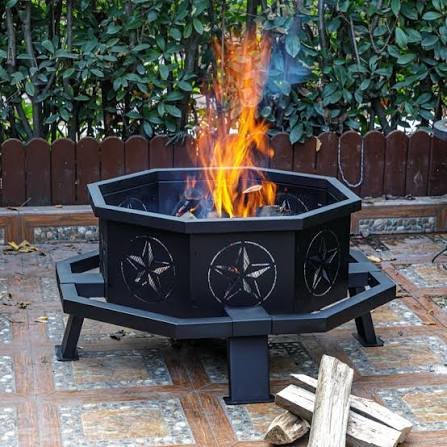 Steel Garden Fire Pit