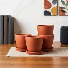 Terracotta Indoor Planter Set