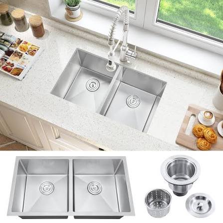 Under-Mount Double-Bowl Sink