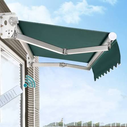 Wall-Mounted Retractable Awning